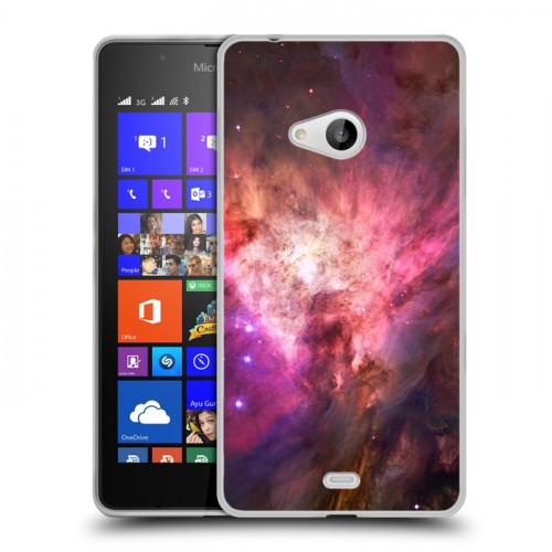 Дизайнерский пластиковый чехол для Microsoft Lumia 540 Тайны космоса