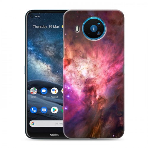 Дизайнерский силиконовый чехол для Nokia 8.3 Тайны космоса