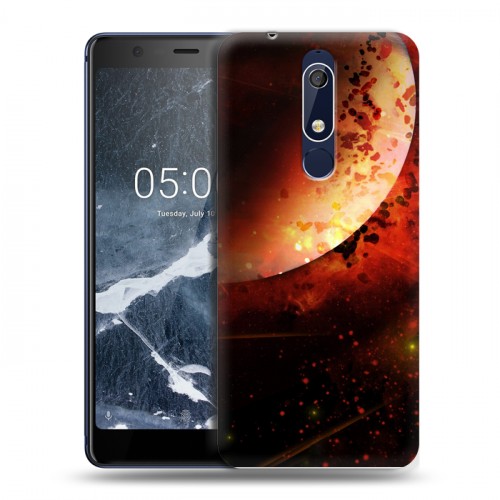 Дизайнерский пластиковый чехол для Nokia 5.1 Тайны космоса