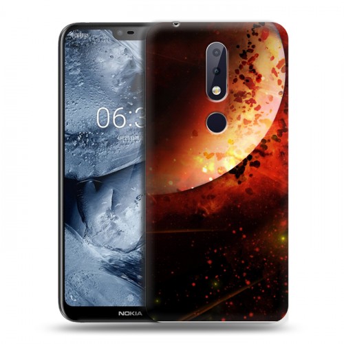 Дизайнерский пластиковый чехол для Nokia 6.1 Plus Тайны космоса