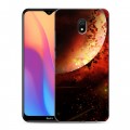 Дизайнерский силиконовый с усиленными углами чехол для Xiaomi RedMi 8A Тайны космоса