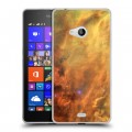 Дизайнерский пластиковый чехол для Microsoft Lumia 540 Тайны космоса