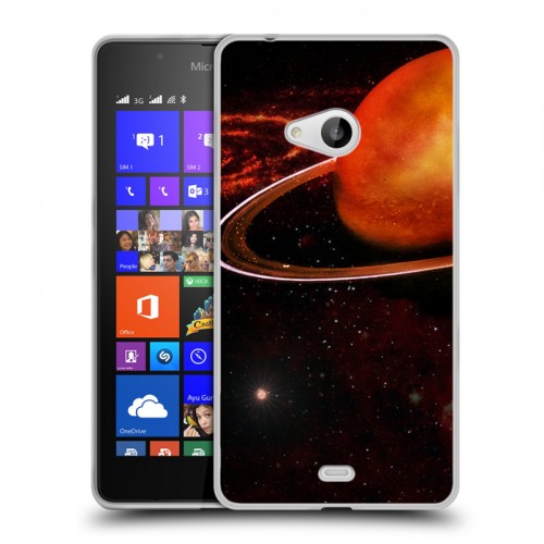 Дизайнерский пластиковый чехол для Microsoft Lumia 540 Тайны космоса