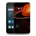 Дизайнерский силиконовый чехол для Alcatel One Touch Pixi 4 (4) Тайны космоса