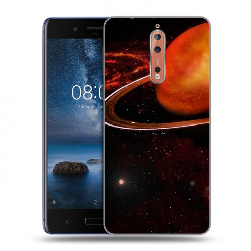 Дизайнерский пластиковый чехол для Nokia 8 Тайны космоса