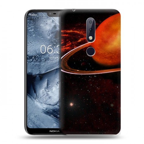 Дизайнерский силиконовый чехол для Nokia 6.1 Plus Тайны космоса