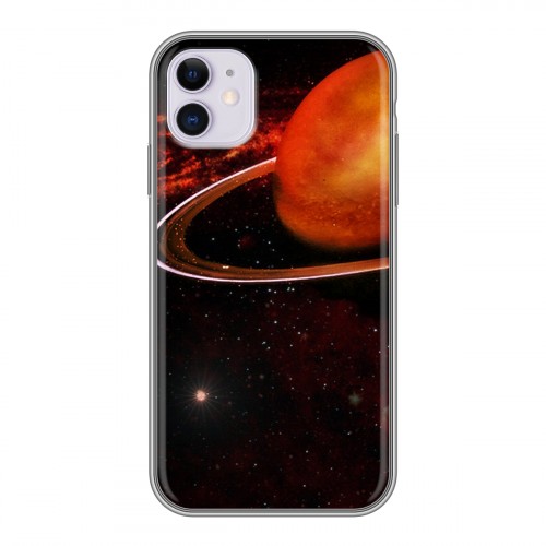 Дизайнерский силиконовый чехол для Iphone 11 Тайны космоса