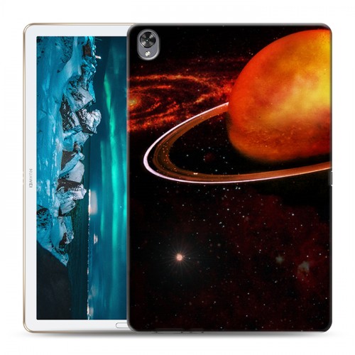Дизайнерский силиконовый чехол для Huawei MediaPad M6 10.8 Тайны космоса