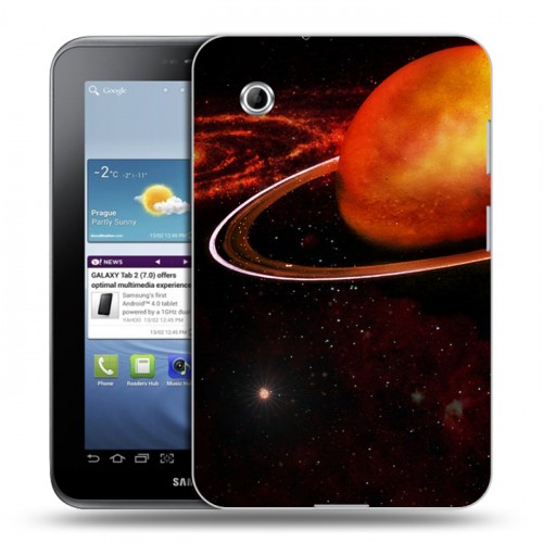Дизайнерский силиконовый чехол для Samsung Galaxy Tab 2 7.0 Тайны космоса