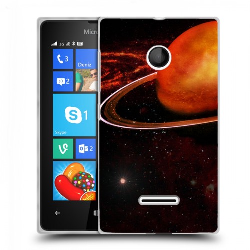 Дизайнерский пластиковый чехол для Microsoft Lumia 435 Тайны космоса