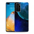 Дизайнерский пластиковый чехол для Huawei P40 Тайны космоса