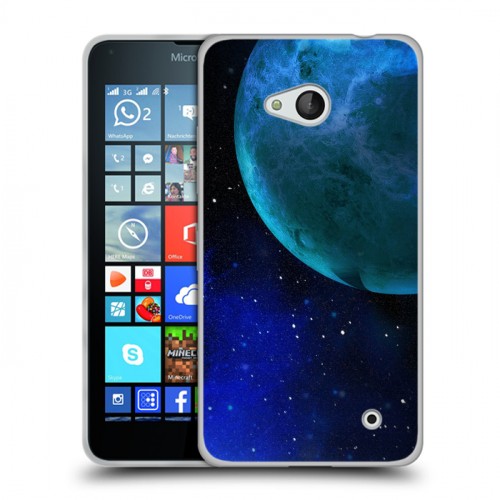 Дизайнерский пластиковый чехол для Microsoft Lumia 640 Тайны космоса