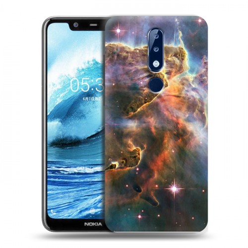 Дизайнерский силиконовый чехол для Nokia 5.1 Plus Тайны космоса