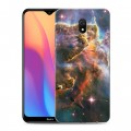 Дизайнерский силиконовый с усиленными углами чехол для Xiaomi RedMi 8A Тайны космоса