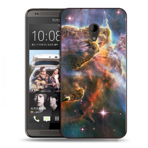 Дизайнерский пластиковый чехол для HTC Desire 700 Тайны космоса