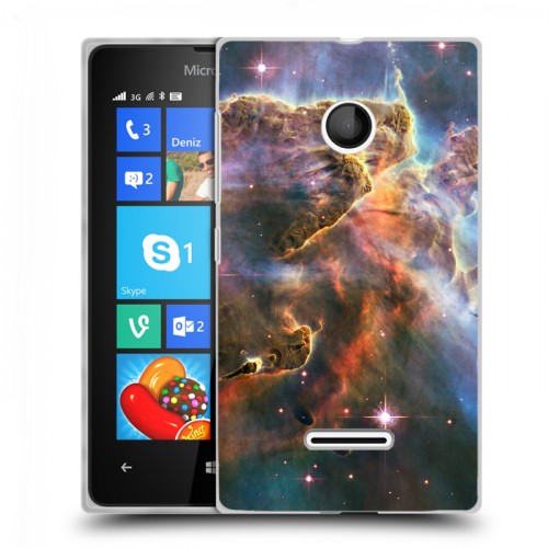 Дизайнерский пластиковый чехол для Microsoft Lumia 435 Тайны космоса