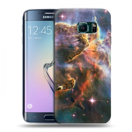 Дизайнерский силиконовый чехол для Samsung Galaxy S6 Edge Тайны космоса