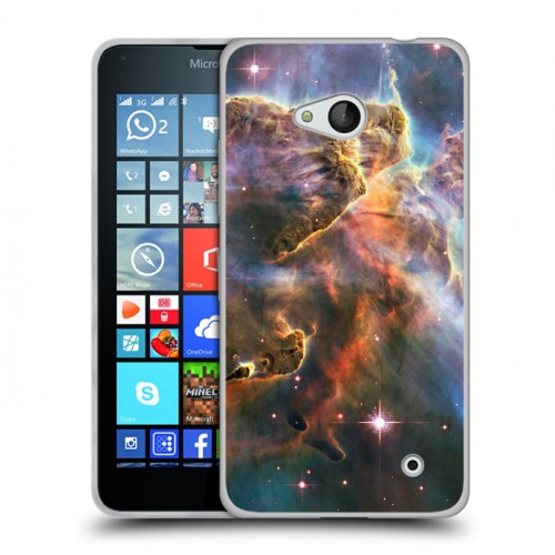 Дизайнерский пластиковый чехол для Microsoft Lumia 640 Тайны космоса