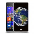 Дизайнерский пластиковый чехол для Microsoft Lumia 540 Тайны космоса