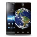 Дизайнерский пластиковый чехол для Sony Xperia S Тайны космоса