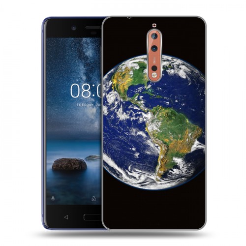 Дизайнерский пластиковый чехол для Nokia 8 Тайны космоса