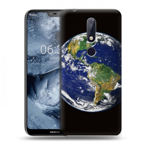 Дизайнерский силиконовый чехол для Nokia 6.1 Plus Тайны космоса