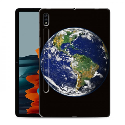 Дизайнерский силиконовый чехол для Samsung Galaxy Tab S7 Тайны космоса