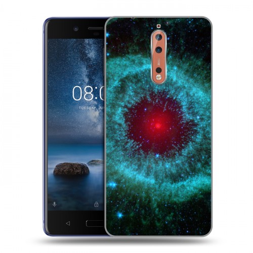 Дизайнерский пластиковый чехол для Nokia 8 Тайны космоса