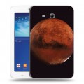 Дизайнерский силиконовый чехол для Samsung Galaxy Tab 3 Lite Тайны космоса