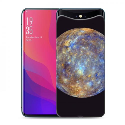 Дизайнерский силиконовый чехол для OPPO Find X Тайны космоса