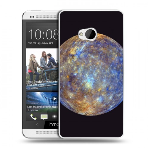 Дизайнерский пластиковый чехол для HTC One (M7) Dual SIM Тайны космоса