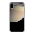 Дизайнерский силиконовый чехол для Iphone x10 Тайны космоса