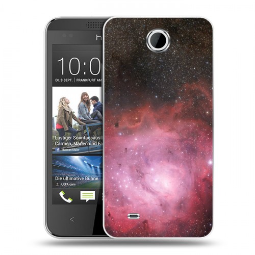 Дизайнерский пластиковый чехол для HTC Desire 300 Тайны космоса