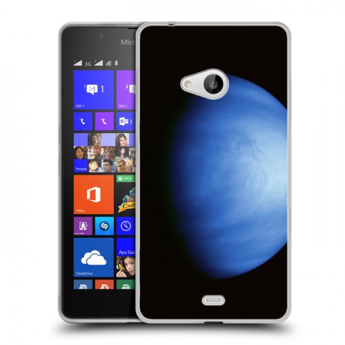 Дизайнерский пластиковый чехол для Microsoft Lumia 540 Тайны космоса