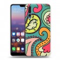 Дизайнерский силиконовый с усиленными углами чехол для Huawei P20 Pro Шаблоны пейсли