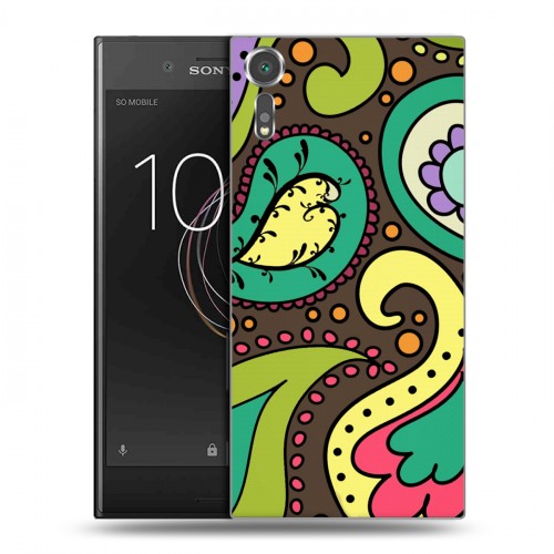 Дизайнерский пластиковый чехол для Sony Xperia XZs Шаблоны пейсли