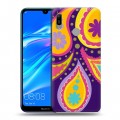 Дизайнерский пластиковый чехол для Huawei Y6 (2019) Шаблоны пейсли