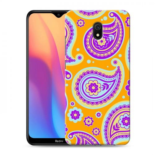 Дизайнерский силиконовый с усиленными углами чехол для Xiaomi RedMi 8A Шаблоны пейсли 