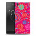 Дизайнерский пластиковый чехол для Sony Xperia L1 Шаблоны пейсли 