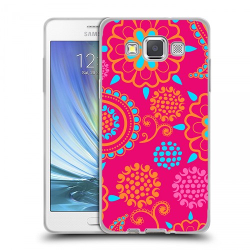 Дизайнерский пластиковый чехол для Samsung Galaxy A5 Шаблоны пейсли 