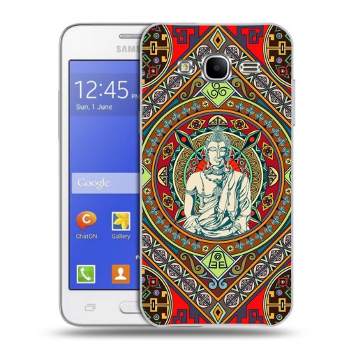 Дизайнерский пластиковый чехол для Samsung Galaxy J7 Тибетские искусства