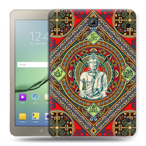 Дизайнерский силиконовый чехол для Samsung Galaxy Tab S2 8.0 Тибетские искусства