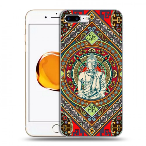 Дизайнерский силиконовый чехол для Iphone 7 Plus / 8 Plus Тибетские искусства