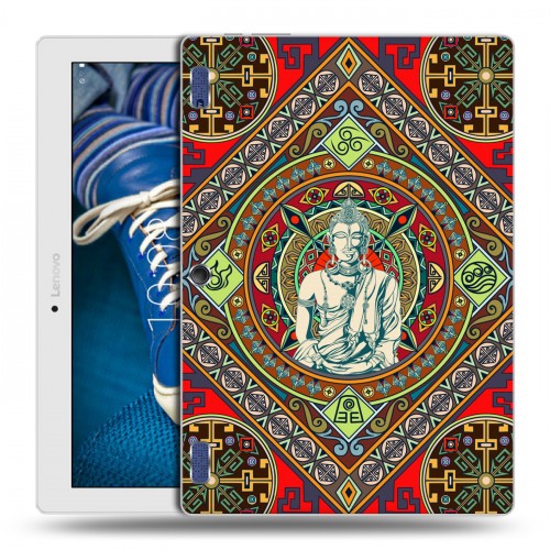 Дизайнерский силиконовый чехол для Lenovo Tab 2 A10-30 Тибетские искусства