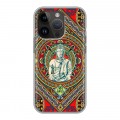Дизайнерский силиконовый чехол для Iphone 14 Pro Тибетские искусства
