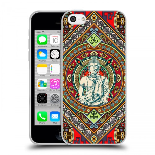 Дизайнерский пластиковый чехол для Iphone 5c Тибетские искусства