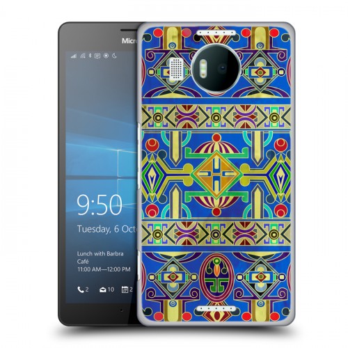 Дизайнерский пластиковый чехол для Microsoft Lumia 950 XL Тибетские искусства