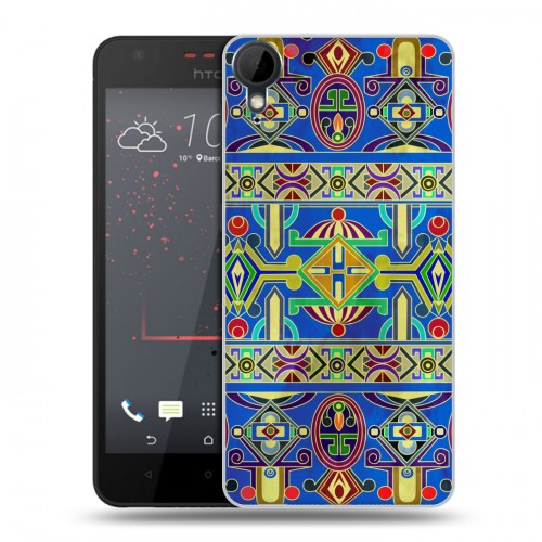 Дизайнерский пластиковый чехол для HTC Desire 825 Тибетские искусства