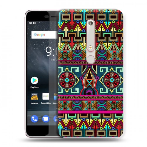 Дизайнерский пластиковый чехол для Nokia 6 (2018) Тибетские искусства