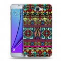 Дизайнерский пластиковый чехол для Samsung Galaxy Note 2 Тибетские искусства